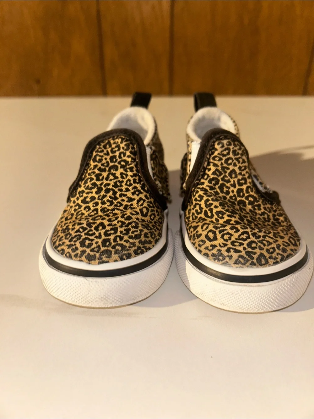 Vans |  Leopard Print Slip-On Sneakers